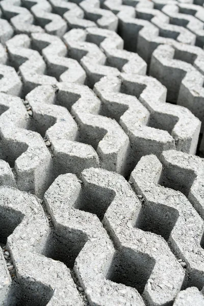 Concrete block pavement