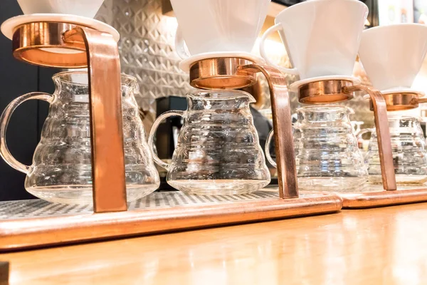 Drip Coffee glas Kits — Stockfoto