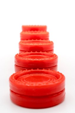 Satır farklı para yığınları Yükseliyor