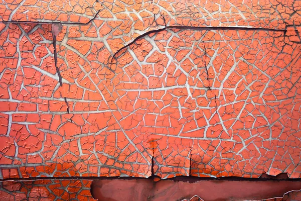 Abstract dirty orange color cracked texture