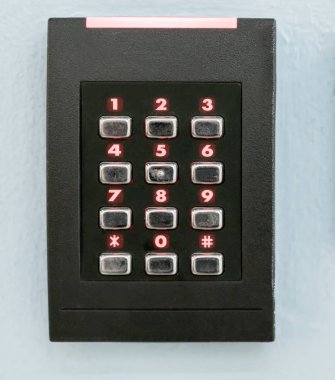 Personel almak-in kırmızı Led ışıkları ile sayısal tuş takımı, sayısal tuş