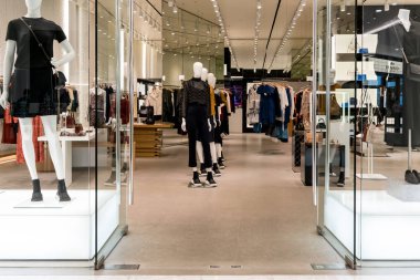 Emquatier, Bangkok, Tayland, 3 Eylül 2017 dükkanında DKNY 