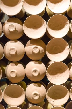 Satır geleneksel kil pot kapaklarının belirli model 