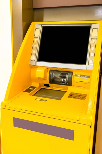 Máquinas ATM. A estação máquinas automáticas . — Fotografia de Stock