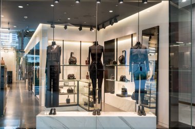 Alexander Wang Dükkanı lüks ve şık marka Vitrini