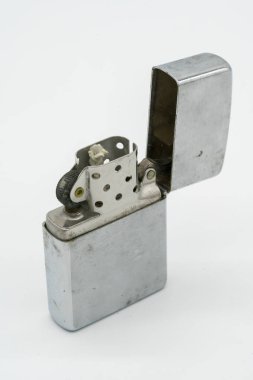 Vintage retro hafif beyaz izole 