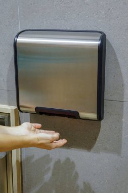 Kadın el kurur ıslak el Türkiye içinde kurutma makinesi modern dikey ele