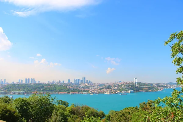 Istanbul Anadolu Yakası Şehirden Fotoğrafı — Stok fotoğraf