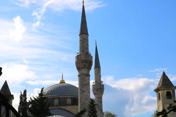 Mosquée Mihrimah Sultan Uskudar Istanbul Ramadan Iftar Kandil Kadir Gecesi — Photo