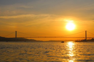 Boğaziçi Köprüsü günbatımı zaman