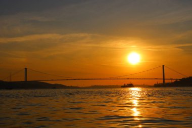 Boğaz Köprüsü ve günbatımı