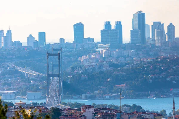 Ponte Sul Bosforo Istanbul Durante Giorno — Foto Stock