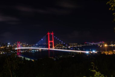 Nakkastepe 'den Geceleyin Boğaz Köprüsü