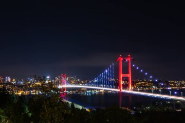 Nakkastepe 'den Geceleyin Boğaz Köprüsü