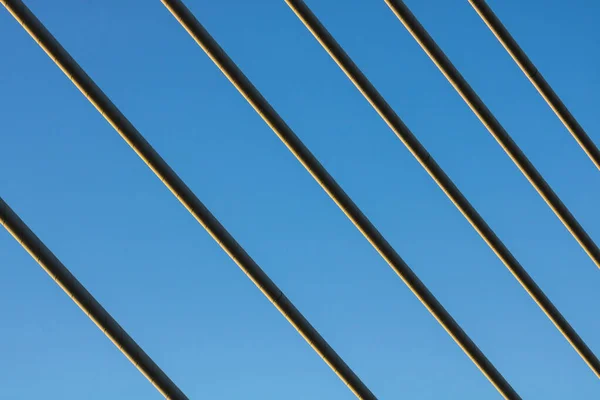 Cables Steel Bridge — Stock Photo, Image