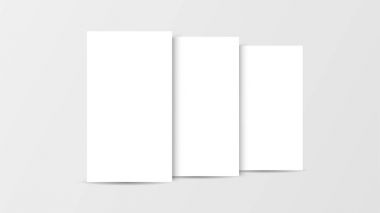 3d Önden Görünüm hareket eden app arabiriminde alay. Boş app ekran. Yatay 9:16 siyah renk tonu vektör tarafından kolay kullanımlı kullanıcı arayüzü ve kullanıcı tasarım deneyimi için oluşturulan en boy oranı.