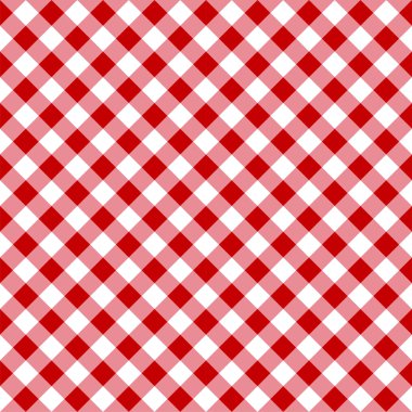 Kırmızı Tartan Denetimi Ekose desensiz. 