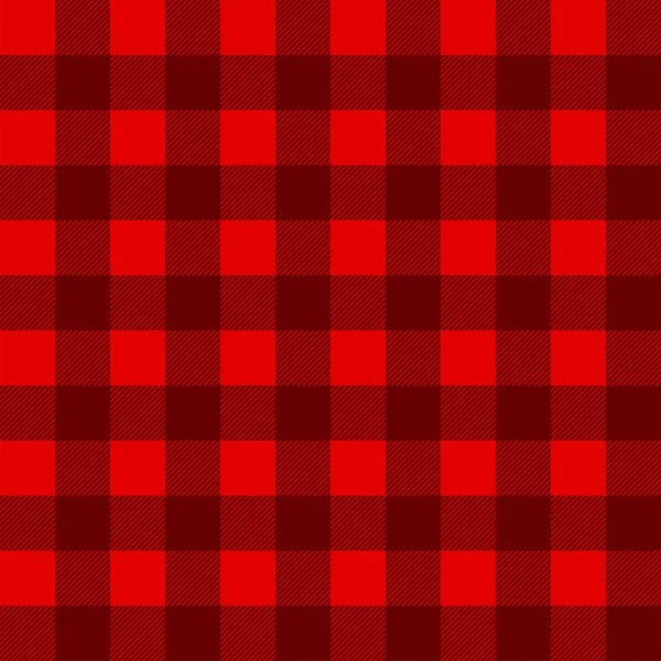 Czerwony Tartan Sprawdź bezszwowe wzory kraty. — Wektor stockowy