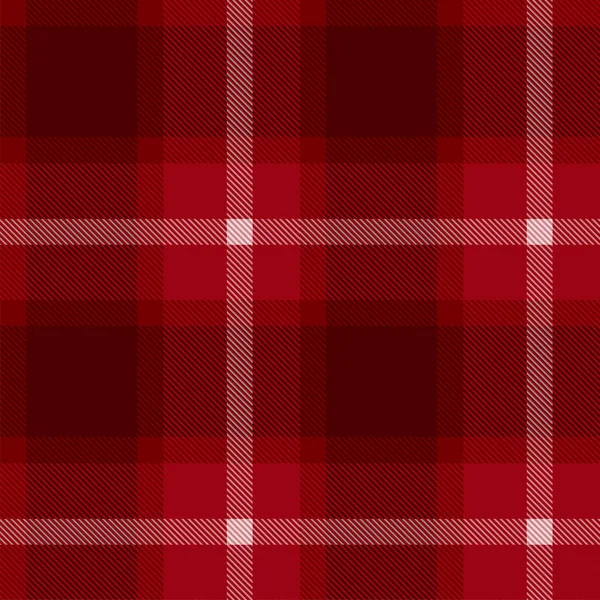 Czerwony Tartan Sprawdź bezszwowe wzory kraty. — Wektor stockowy