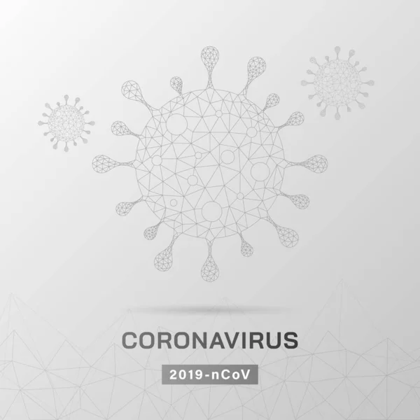 Modèle Bannière Coronavirus Éclosion Coronavirus Risque Coronavirus Santé Publique Maladie — Image vectorielle
