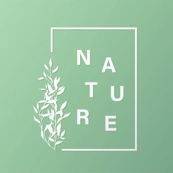 Natur Und Bio Logo Für Branding Corporate Identity Verpackung Und — Stockvektor