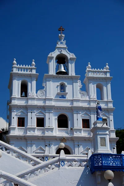 La iglesia barroca de Nuestra Señora de la Inmaculada Concepción en Panjim, Goa, India — Foto de Stock