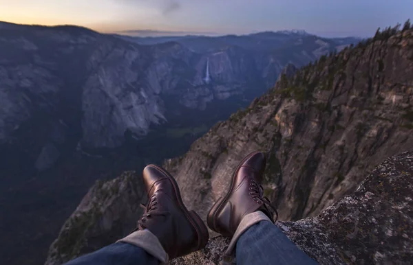 Boty na zemi v Yosemite 2 — Stock fotografie