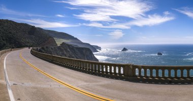 Bixby Bridge road eğrisi