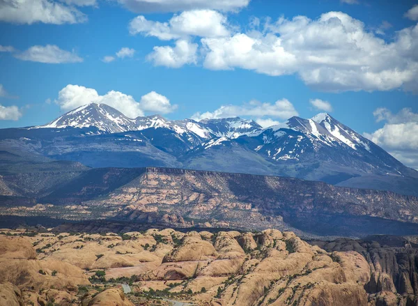 La Sal montanhas único tiro — Fotografia de Stock