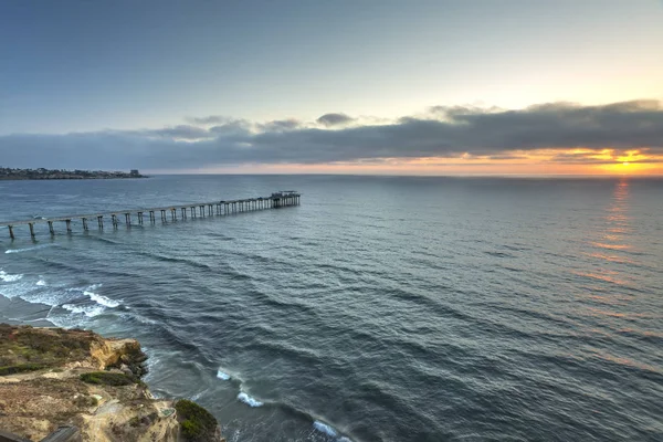 Rustige golven uit de kust van La Jolla Californië — Stockfoto