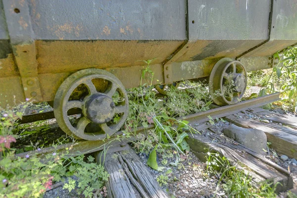 Old and abandoned mining cart