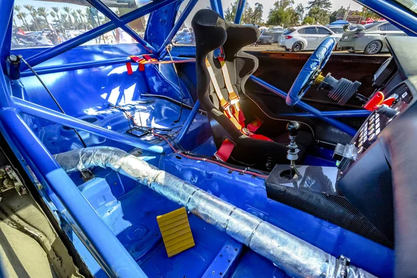 Rally auto gestript bij een auto show in Orange County Californië — Stockfoto