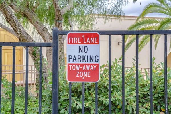 No Parking Sign on a Fire lane