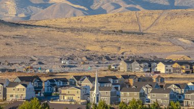 Utah Vadisi 'ndeki Panorama Kasabası.