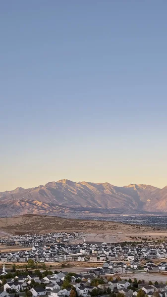 Vista panorámica vertical del valle de Utah — Foto de Stock