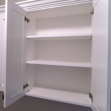 Fotoğraf kare çerçeve Dekoratif kalıp ve siyah saplı ahşap dolap duvara monte