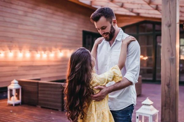 Dad with daughter — Stock Photo, Image