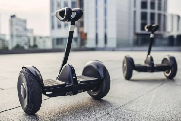 Gyro scooters na rua — Fotografia de Stock