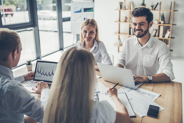 Group of people working