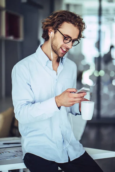 Businessman at work