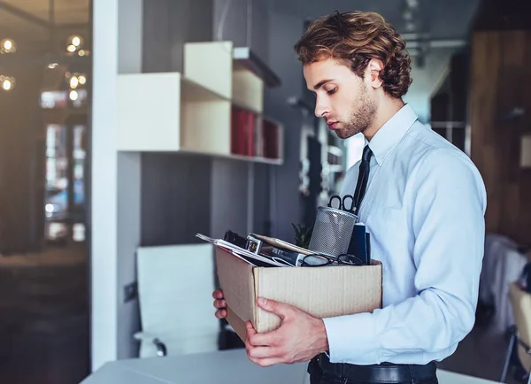 Geschäftsmann bei der Arbeit — Stockfoto