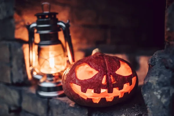 Calabazas de halloween de miedo — Foto de Stock