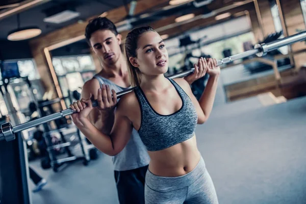 Iki spor salonu içinde — Stok fotoğraf