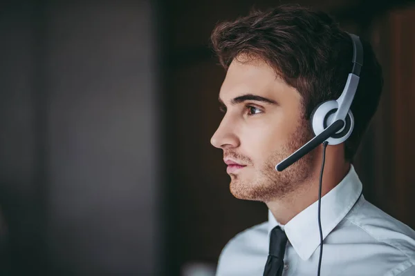 Call center arbetare — Stockfoto