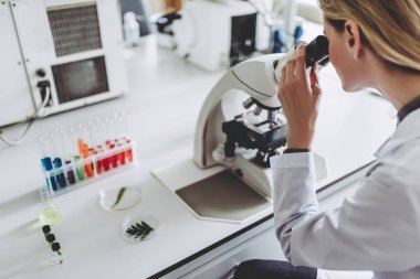 Laboratuvar bilim adamı çalışma