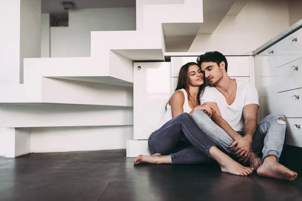 Couple at home — Stock Photo, Image
