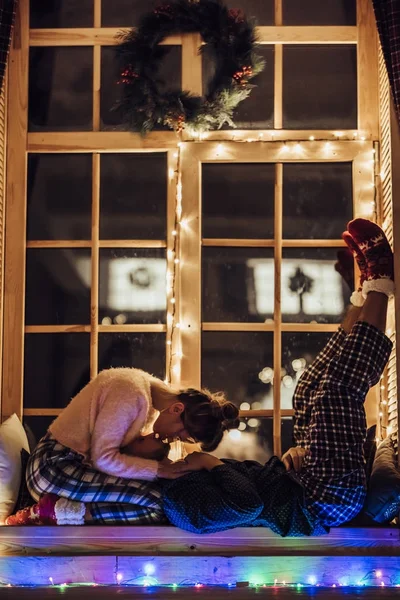 Couple at home — Stock Photo, Image