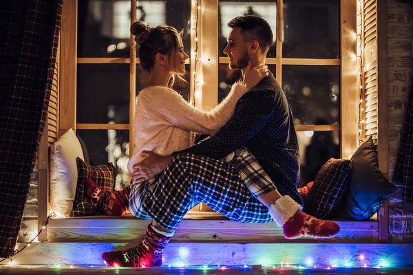 Couple at home — Stock Photo, Image