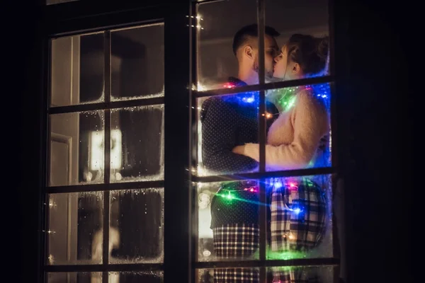 Couple at home — Stock Photo, Image