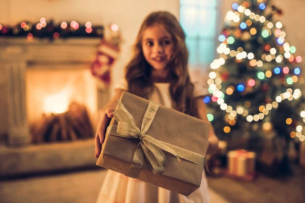 Little girl waiting for Christmas